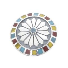 シルバー925 コンチョ インディアンジュエリー ターコイズ