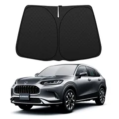 【令和6年 厚い5層構造】BLUESEATEC ホンダ ZR-V 本田 ZRV フロント サンシェード ZR-V RZ3 / RZ4 / RZ5 2023年4月～現行 車種専用車用 フロントガラス 高密度生地 厚手材質 5層構造 日よけ 暑さ対策 内装劣化 0