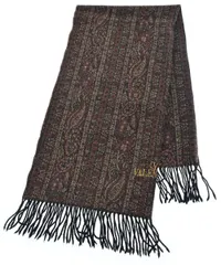 VALENTINO ファーマフラー　チャコールグレー　イタリア製　美品 VALENTINO ファーマフラー チャコールグレー イタリア製 美品