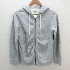 y■チャンピオン/CHAMPION REVERSE WEAVE ジップアップパーカー■灰【レディースL】LADIESアメカジ/91【中古】