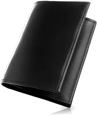 [Danke Bestens!] 名刺入れ メンズ 本革 【使い込むほどに艶が出る】 オイルレザー (ブラック) [ブラック]