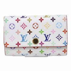ルイ ヴィトン LOUIS VUITTON 村上隆 LV × TM ミュルティクレ 6 キーケース M14092 マルチカラー ゴールド金具 【中古】Sランク