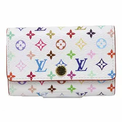 ルイ ヴィトン LOUIS VUITTON 村上隆 LV × TM ミュルティクレ 6 キーケース M14092 マルチカラー ゴールド金具 【中古】Sランク