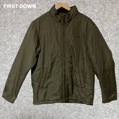 FIRST DOWNオリーブ ジャケット Lサイズ