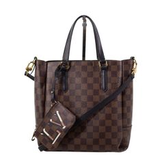 【Louis Vuitton】ルイ・ヴィトン ベルモントNV BB N60348 ダミエ エベヌ ブラウン系 ハンドバッグ ショルダーバッグ 2WAY レディース 【中古】 USED-B 【9304】