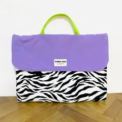 M♡様専用　オーダー商品　体操服袋　上履き入れ　手提げ袋の大きめサイズ　給食袋　防災頭巾カバー　ゼブラ柄