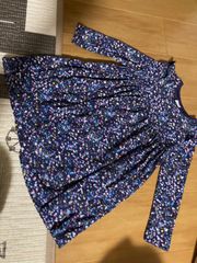 美品　next ワンピース　小花柄　104