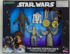 JUSTOYS STAR WARS 4 PIECE GIFT SET CHEWBACCA R2-D2 LUKE SKYWALKER TUSKEN RAIDER
