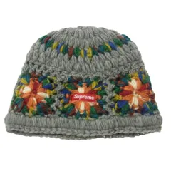 シュプリーム クロシェットビーニー フリーサイズ グレー 2025年最新】supreme crochet beanieの人気アイテム - メルカリ