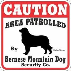Caution コーションサインボード バーニーズマウンテンドッグ　 アメリカ直輸入　新品未使用