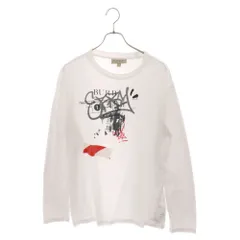 BURBERRY LONDON (バーバリーロンドン) グラフィティロゴプリント カットソー 8001185 長袖シャツ ホワイトのサムネイル