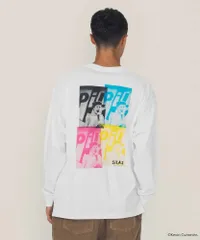 SILASⅹKEVIN CUMMINS PIL PHOTO WIDE L/S TEE White サイラスのサムネイル