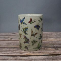 粉彩富貴吉祥図提梁壺 茶壺 茶道具 景徳鎮 陶磁器 装飾品 工芸品美術品 置物 粉彩富貴吉祥図提梁壺 茶壺 茶道具 景徳鎮 陶磁器 装飾品 工芸品