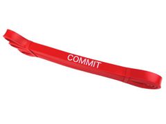 フィットネスチューブ トレーニングチューブ レッド ストレッチ スポーツ エクササイズ　COMMIT