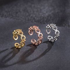 透かしデザイン トゥーリング ゴールド／シルバー／ピンクゴールド 3色展開 フリーサイズ 足指リング レディース アクセサリー