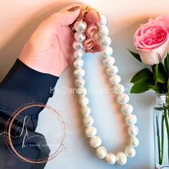 クラシックモダン・パール ネックレス 結婚式 発表会・ダンス・祝賀会  入学式 卒業式 発表会 ダンス　コンサート カラオケ 衣装 アクセサリー 高見え