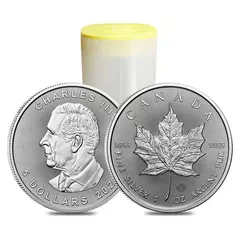 2014カナダ「メイプルリーフ」コイン銀貨1オンス 2025年 (新品) カナダ「メイプルリーフ」純銀 1オンス 銀貨