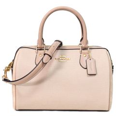 コーチ バッグ COACH キャンバス レザー シグネチャー ローワン サッチェル 2WAY ボストン ショルダー ハンドバッグ ダークナチュラルマルチ CAK58