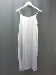 ◇ ◎ a.v.v アー・ヴェ・ヴェ Uネック レース 花柄 薄手 ノースリーブ 膝丈 ワンピース サイズS ブルー レディース E  【1308290059913】