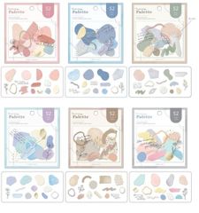 フレークシール　ニュアンシーパレット　全6柄セット　61176_61181set