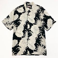 43e12 SUN SURF サンサーフ 東洋エンタープライズ レーヨンシャツ サイズL ブラック系 レーヨン100 メンズ 男性用 春夏 アロハシャツ