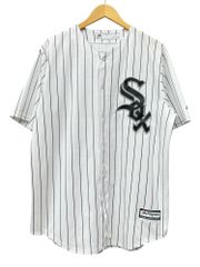 Majestic (マジェスティック) MLB シカゴ・ホワイトソックス ホセ・アブレイユ #79 ユニフォーム ベースボールシャツ ストライプ L ホワイト メンズ/199のサムネイル