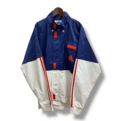 adidas アディダス オールド ビンテージ 万国旗タグ ジップアップジャケット 切替 上着 アウター 羽織 サイズUS M  ホワイト×ネイビー×レッド メンズ recollect有明ガーデン店 43 B9385