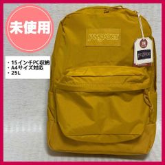 【未使用】ジャンスポーツ　リュック　A4サイズ対応・15インチPC収納　バックパック　イエロー系　ジャンスポ　ユニセックス　@FE_01_2