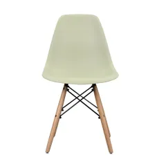 【4脚セット】【ライトグリーン座面＆ナチュラル脚】イームズチェア リプロダクト ダイニングチェア ダイニングチェアー イームズチェア DSW eames イームズ チェアー DSW イームズ椅子 チェア イームズチェアー 木脚