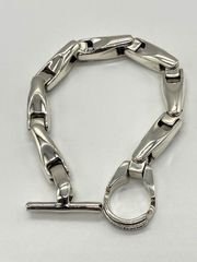 【ITBYMJE754O7】BillWallLeather ビルウォールレザー U-JOINT SMOOTH as made T-Bar Old Knut End Uジョイント ブレスレット 106.79g