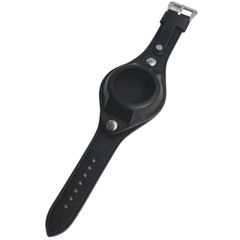 ポケットウォッチ　腕時計革ベルト　black
