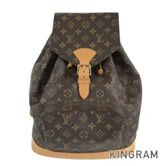 ルイ・ヴィトン LOUIS VUITTON モノグラム モンスリGM M51135 ブラウン PVC バックパック・リュック skd【中古】