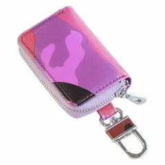 AWESOME(オーサム)　マルチカラースマートキーケース　カモフラシリーズ　ASK-M03　パープル