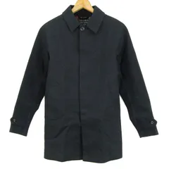 ラルフローレン ステンカラーコート コットン100% ブランド アウター 黒 レディース 1月9日サイズ ブラック RALPH LAUREN 【中古】