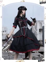 2025年新作 軍服ロリータコスプレ★ハロウィンのお出かけ＆パーティーにぴったり♪