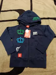 ベビードール　フードZIPパーカー　100