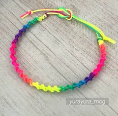 【ネオンカラー】ミサンガ アンクレット ブレスレット