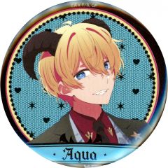 [Used] Badge Bins Aqua Hoshino (Life-size) "Oshi no Ko x Bic Camera Group Goods Fair Black Devil Stars Random Can Badge"