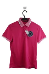 【美品】adidas(アディダス) 半袖ポロシャツ ショッキングピンク レディース L DW8686938007 ゴルフ用品 2505-0647 中古