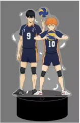 【中古】アクリルスタンド・アクリルパネル 01.烏野高校 LEDビッグアクリルスタンド 「ハイキュー!!TO THE TOP」