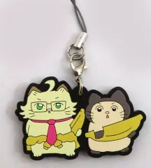 【中古】ストラップ みたらしちゃん×おんりー 「ねこに転生したおじさん×ドズル社 ラバーストラップ BOXver.」