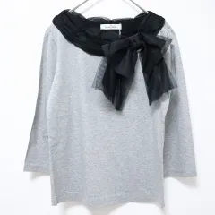 ギャラリービスコンティ GALLERYVISCONTI リボン カットソー 881603n