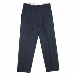 美品 24ss ビズビム VISVIM MCCLOUD SLACKS マクラウド スラックス 3タック ワイドテーパード パンツ 2 紺 ネイビー 0124105008019/メンズのサムネイル