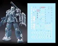 HG 1/44 ガンキャノン 最初期型 (鉄騎兵中隊機) 用 HG-06用 蛍光!! HG RG EG 1/144 ロボット MS 雪社ディテールアップ用水転写式デカール (HG 1/44 ガンキャノン 最初期型 (鉄騎兵中隊機) 用 HG-06用) [品]