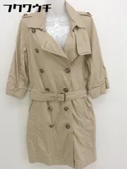 ◇ ◎ Munich ミューニック 七分袖 トレンチコート サイズM ベージュ レディース  【中古】 【1110250005997】のサムネイル