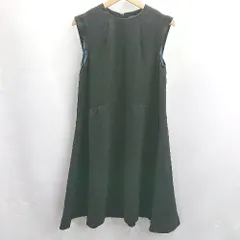 ◇ ⊂ green label relaxing シンプル 上品 ドレス ロング丈 ワンピース サイズ表記なし ブラック レディース E  【1412260018364】