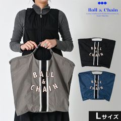 【正規品】 Ball＆Chain ボールアンドチェーン LINE Lサイズ バッグ ショッピングバッグ エコバッグ トートバッグ ショルダー 刺繍 ギフト A4 301137
