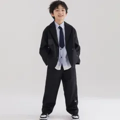 ☆ セット ☆ 130cm ☆ フォーマル スーツ セットアップ男の子 ジュニア フォーマル スーツ セットアップ 男の子 長袖 パンツスーツ フォーマルスーツ ジャケット パンツ スーツセット 子供服 子ども服 ロングパンツ ジュニア こども 子供 子ども