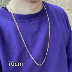 70cm ゴールド 喜平 チェーンネックレス メンズ レディース