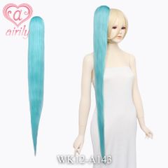 エアリー　ウィッグ　スマートバンス 100cm　アクアグリーン